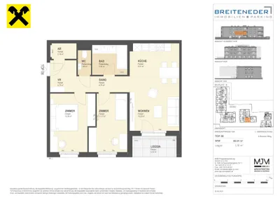3-Zimmer-Wohnung kaufen in Korneuburg – 68,64 m², € 407.000 – Bild 6 von 6