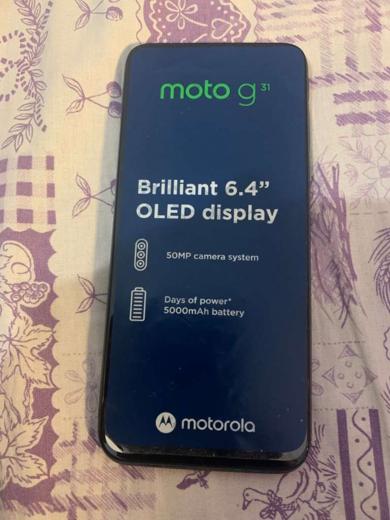 MotoG31dasTelefonlässtsichnichteinschalten.