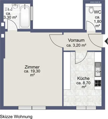 1-Zimmer-Wohnung kaufen in Wien – 36,3 m², € 139.000 – Bild 8 von 10