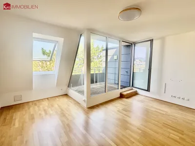 Helles 3-Zimmer Dachgeschoß mit Balkon, Stellplatz & Grünblick in 1230 Wien – Bild 2