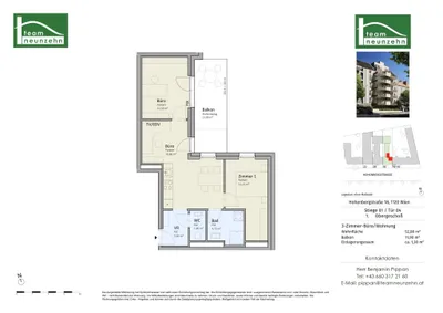 3-Zimmer-Gewerbeimmobilie kaufen in Wien – 52,08 m², € 316.000 – Bild 16 von 16