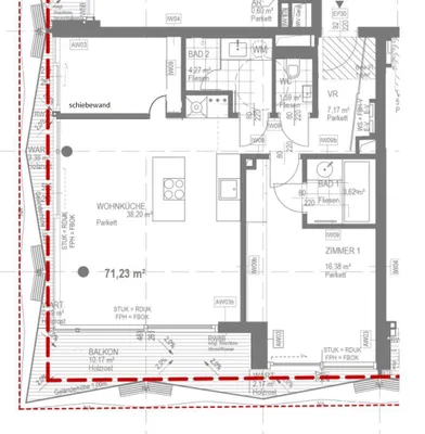 2-Zimmer-Wohnung mieten in Wien – 73,77 m², € 2.900 – Bild 10 von 10
