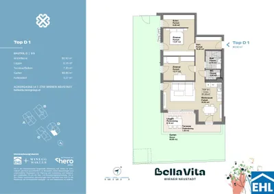 3-Zimmer-Wohnung kaufen in Wiener Neustadt – 82,78 m², € 379.000 – Bild 14 von 14