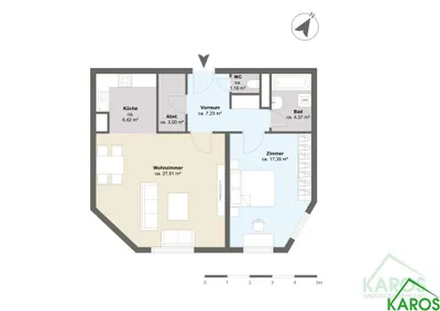 2-Zimmer-Wohnung mieten in Wien – 66,84 m², € 1.246 – Bild 12 von 12