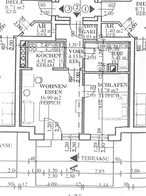 2-Zimmer-Wohnung mieten in Braunau am Inn – 43 m², € 721 – Bild 6 von 6