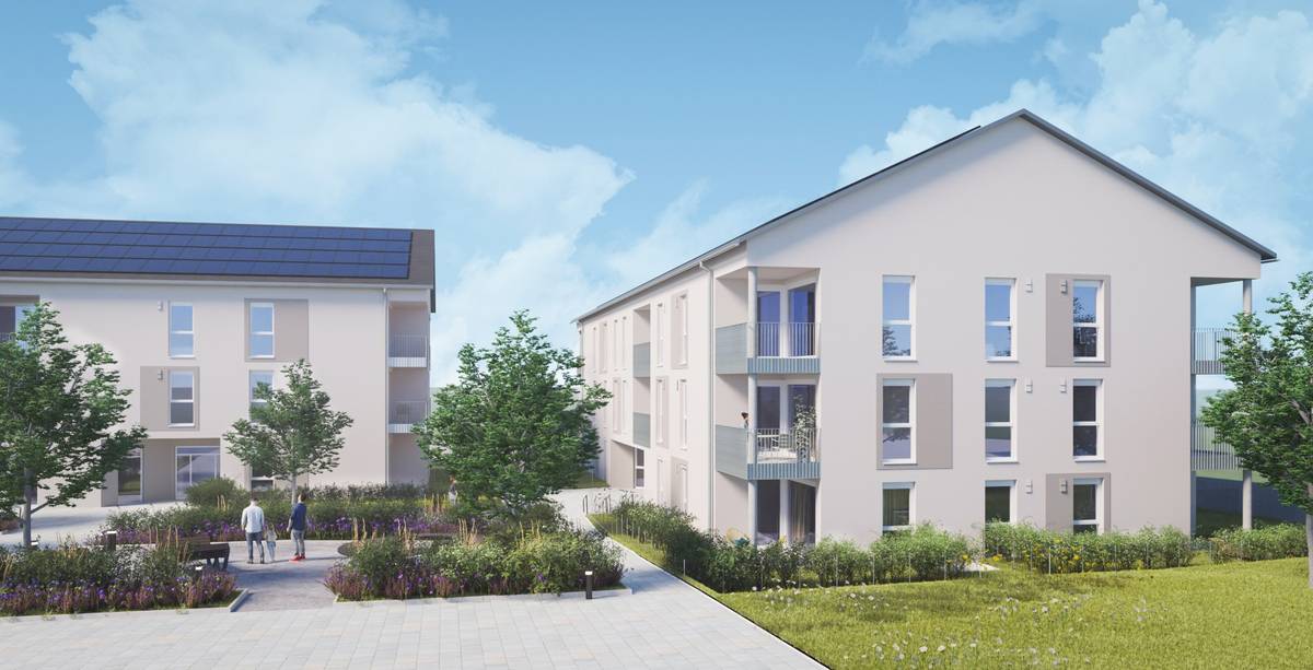 Gschwandt - Laakirchner Straße - Wohnen im besten Alter und geförderte Mietwohnungen - Ansicht 2