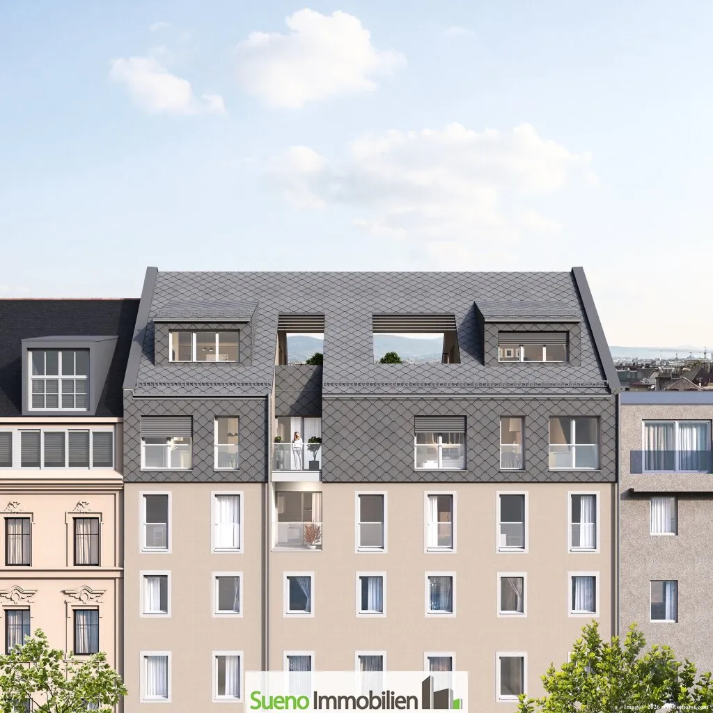 Wohnen mit Ausblick in der Innenstadt: 5-Zimmer Dachgeschoßausbau, Linz, Nähe Landstraße - provisionsfrei! - Ansicht 2