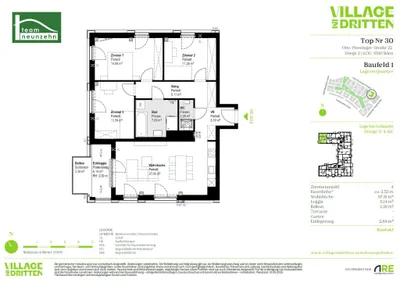 4-Zimmer-Wohnung mieten in Wien – 87,65 m², € 2.299 – Bild 29 von 29