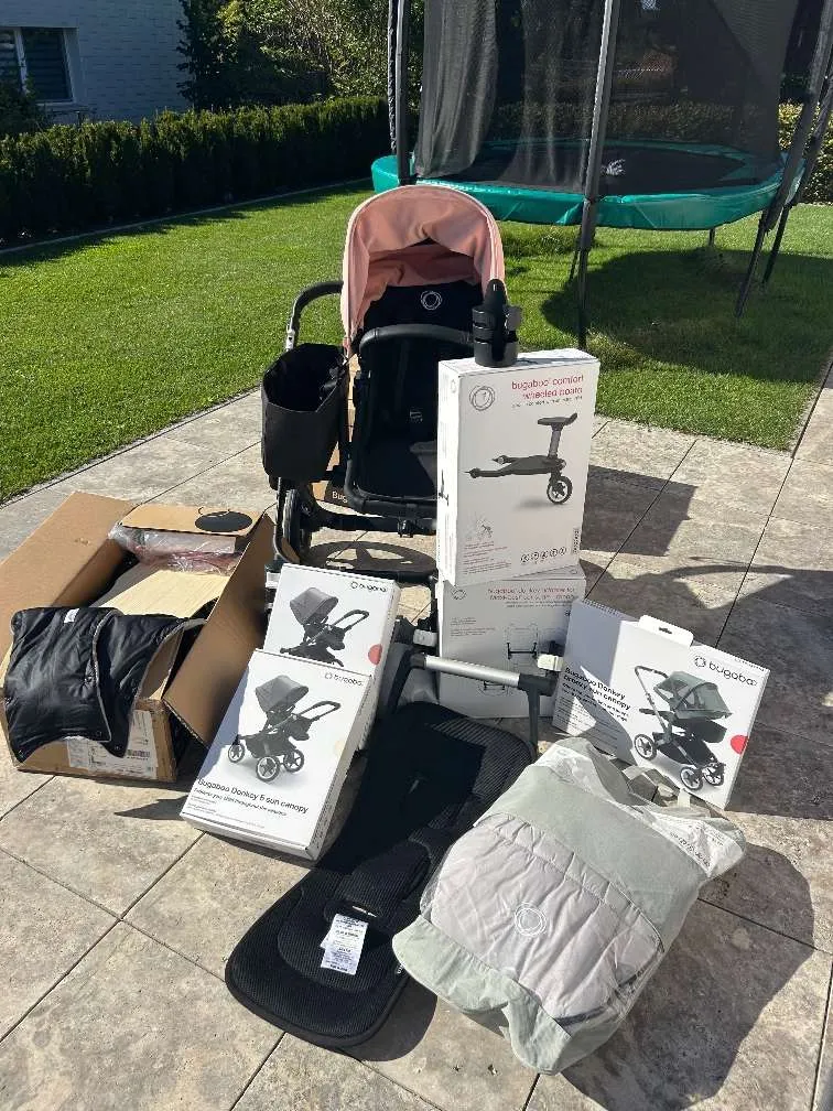 Bugapoo Bugaboo Donkey 5 Duo mit VIEL Zubehör, € 1.450,- (4170 Haslach an der ...