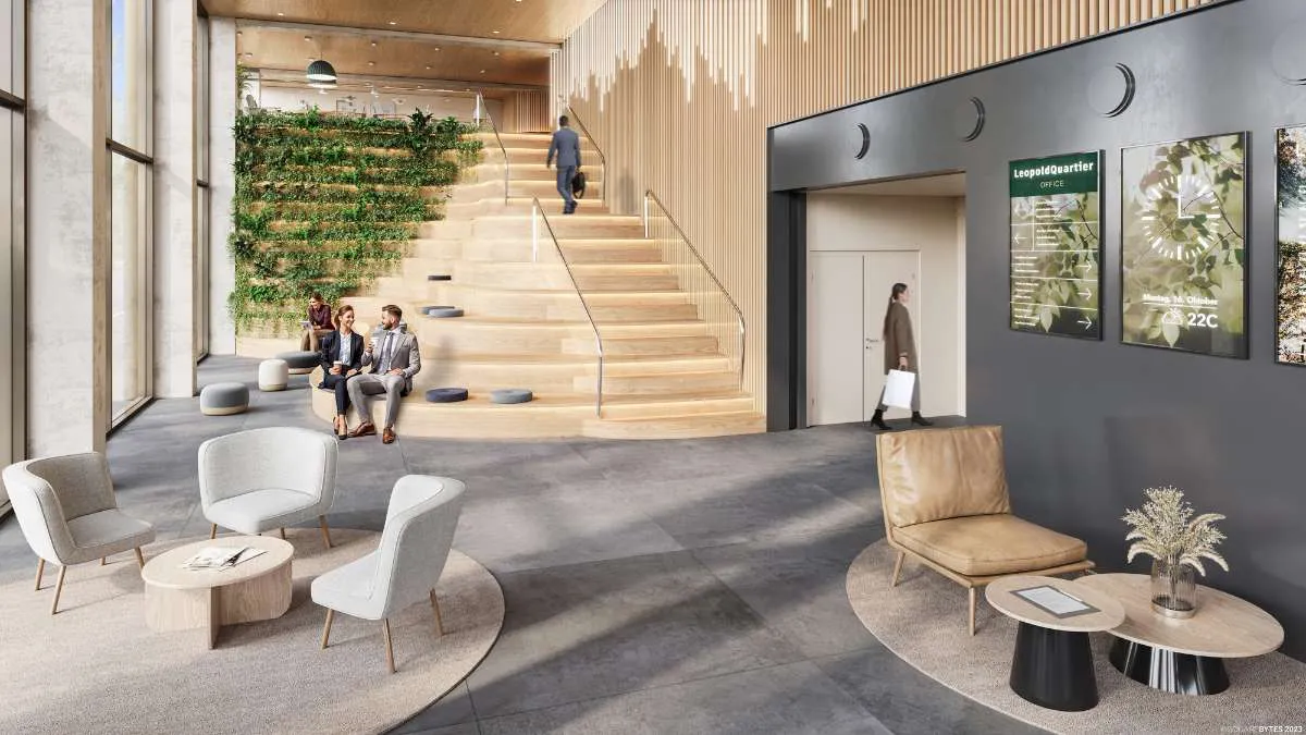 LeopoldQuartier Office | Modernes Büro in Holzhybridbauweise | Nahe Donaukanal - Widok 2