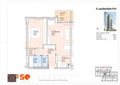 2-Zimmer-Wohnung kaufen in Wien – 57,59 m², € 293.000 – Bild 20 von 20