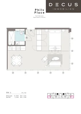 1-Zimmer-Wohnung kaufen in Wien – 40 m², € 210.000 – Bild 23 von 25