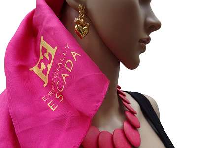 Escada outlet Tuch Seide rosa Schal