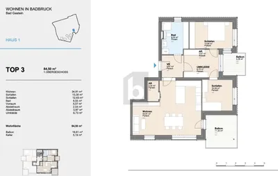 3-Zimmer-Wohnung kaufen in Sankt Johann im Pongau – 85 m², € 485.000 – Bild 5 von 6