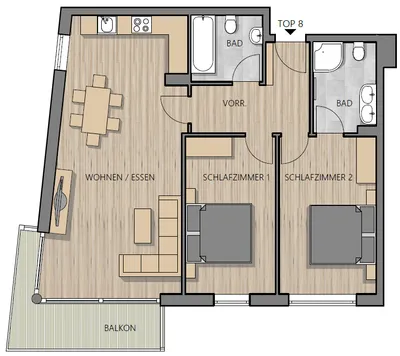 3-Zimmer-Wohnung mieten in Zell am See – 83 m², € 1.625 – Bild 15 von 16