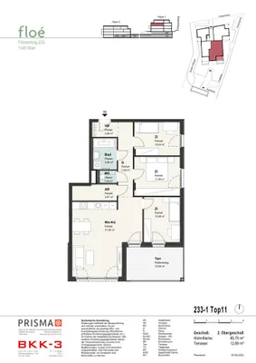 4-Zimmer-Wohnung mieten in Wien – 85,75 m², € 2.099 – Bild 22 von 22