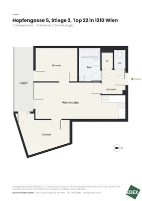 3-Zimmer-Wohnung mieten in Wien – 55,79 m², € 1.199 – Bild 17 von 18