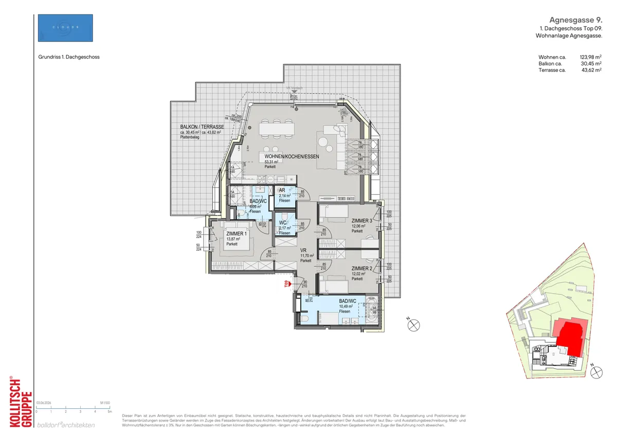 CLOUD 9 | Exklusive Eigentumswohnung in bester Lage. - Ansicht 2