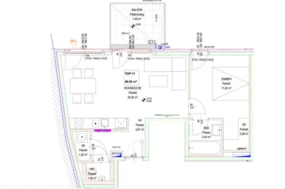 2-Zimmer-Wohnung mieten in Wien – 50 m², € 1.199 – Bild 23 von 23