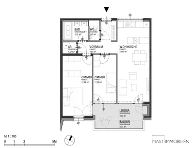 3-Zimmer-Wohnung kaufen in Wien – 78,41 m², € 488.000 – Bild 11 von 11