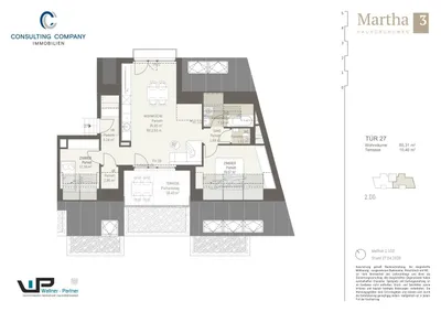 3-Zimmer-Wohnung kaufen in Wien – 85,31 m², € 530.200 – Bild 2 von 5