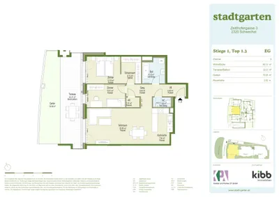 3-Zimmer-Wohnung kaufen in Bruck an der Leitha – 80,13 m², € 469.000 – Bild 21 von 22
