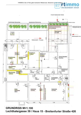 4-Zimmer-Wohnung mieten in Wien – 235 m², € 2.789 – Bild 13 von 16