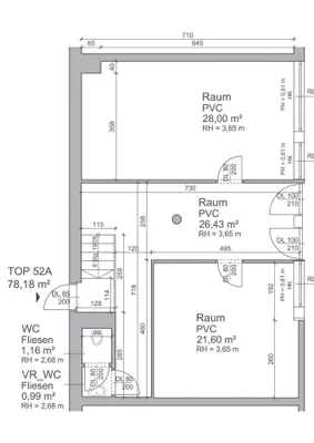 1-Zimmer-Immobilie mieten in Graz – 78,18 m², € 881 – Bild 2 von 5