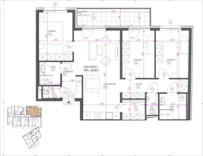 4-Zimmer-Wohnung kaufen in Wien – 84,6 m², € 516.989 – Bild 24 von 26