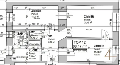 3-Zimmer-Wohnung kaufen in Wien – 68,47 m², € 449.000 – Bild 8 von 8