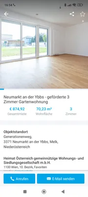 Wohnung mieten in Melk – 70 m², € 874 – Bild 1 von 15