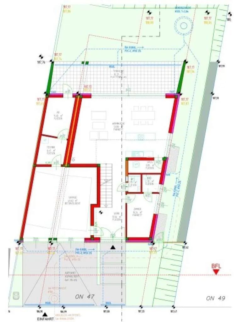 Top Lage! Traumhafte Rohbau Villa im Herzen von Bisamberg! - Ansicht 2