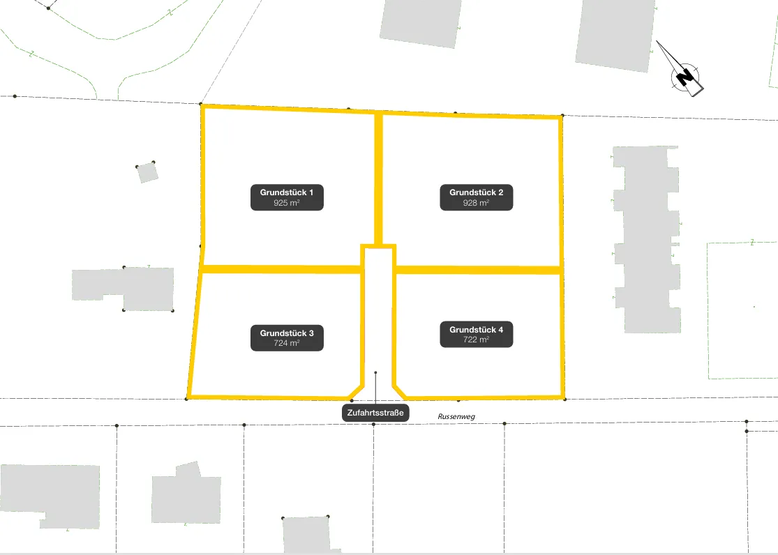 Wohnen im Grünen: Attraktive Baugrundstücke (722 m²-928 m²) in begehrter Lage Graz-Andritz - Ansicht 3