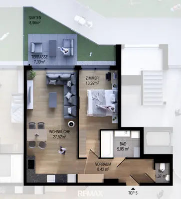 2-Zimmer-Wohnung kaufen in Wien – 56,28 m², € 319.000 – Bild 7 von 7