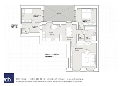 4-Zimmer-Wohnung kaufen in Wien – 104 m², € 1.390.000 – Bild 14 von 14
