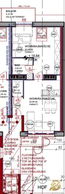 2-Zimmer-Wohnung mieten in Wien – 53 m², € 900 – Bild 22 von 22