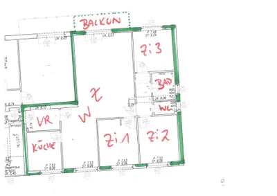 4-Zimmer-Wohnung mieten in Baden – 90 m², € 932 – Bild 6 von 10