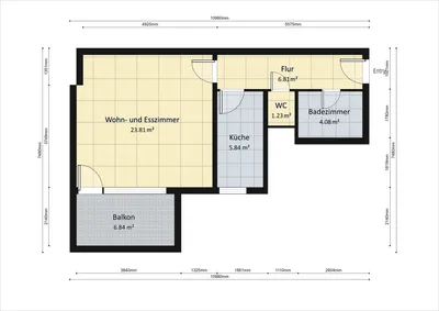 1-Zimmer-Wohnung mieten in Linz Land – 55 m², € 750 – Bild 8 von 8
