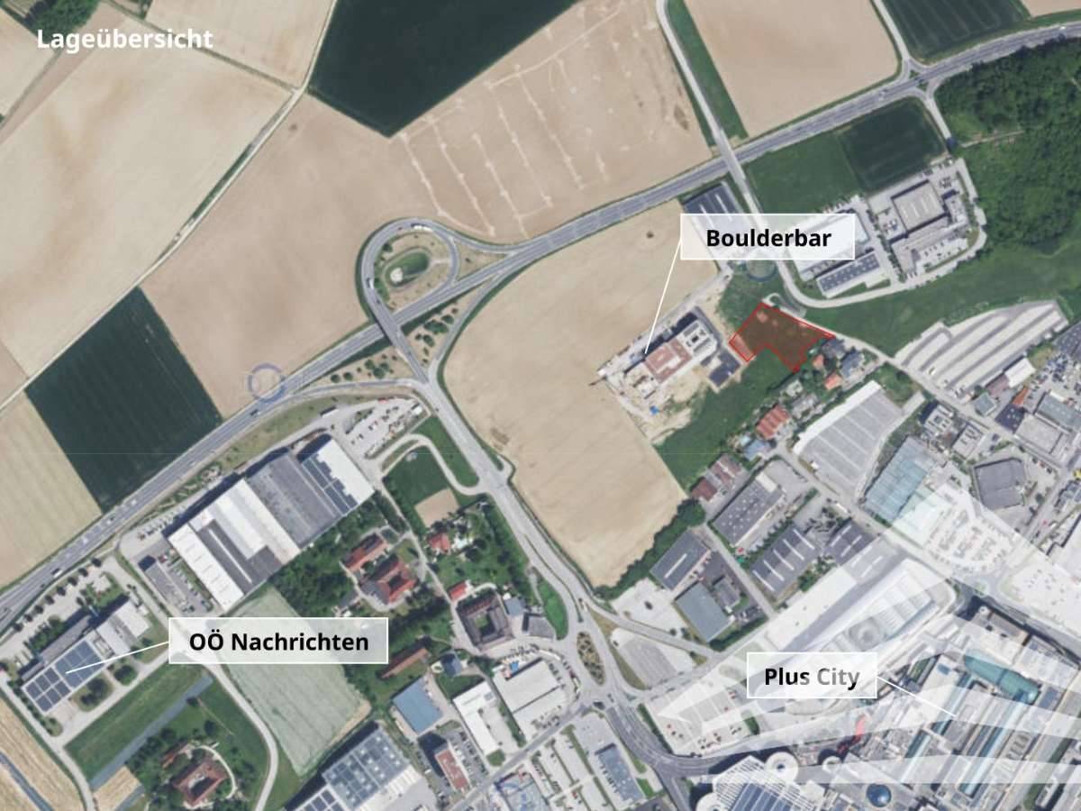 3.459 m ² Betriebsbaugrund mit Baurecht in Pasching nahe der Plus-City - Ansicht 3