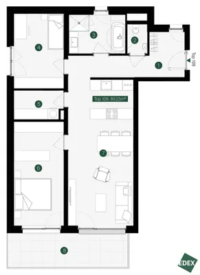3-Zimmer-Wohnung mieten in Tulln – 80 m², € 1.599 – Bild 22 von 22