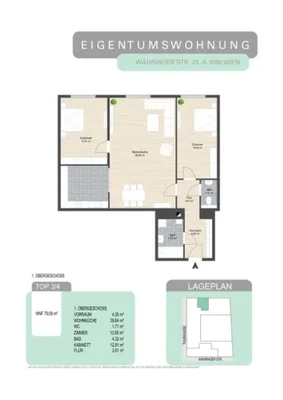 3-Zimmer-Wohnung kaufen in Wien – 79,09 m², € 599.000 – Bild 27 von 27