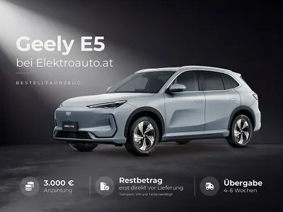 Geely E5 Pro 60Wh 6.340 Rabatt Listenpreis 38.830 OHNE B...