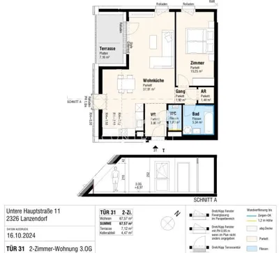 2-Zimmer-Wohnung kaufen in Bruck an der Leitha – 67,57 m², € 325.000 – Bild 12 von 13