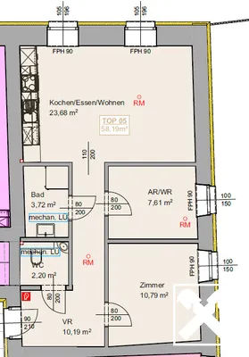 3-Zimmer-Wohnung mieten in Neunkirchen – 58 m², € 702 – Bild 11 von 11
