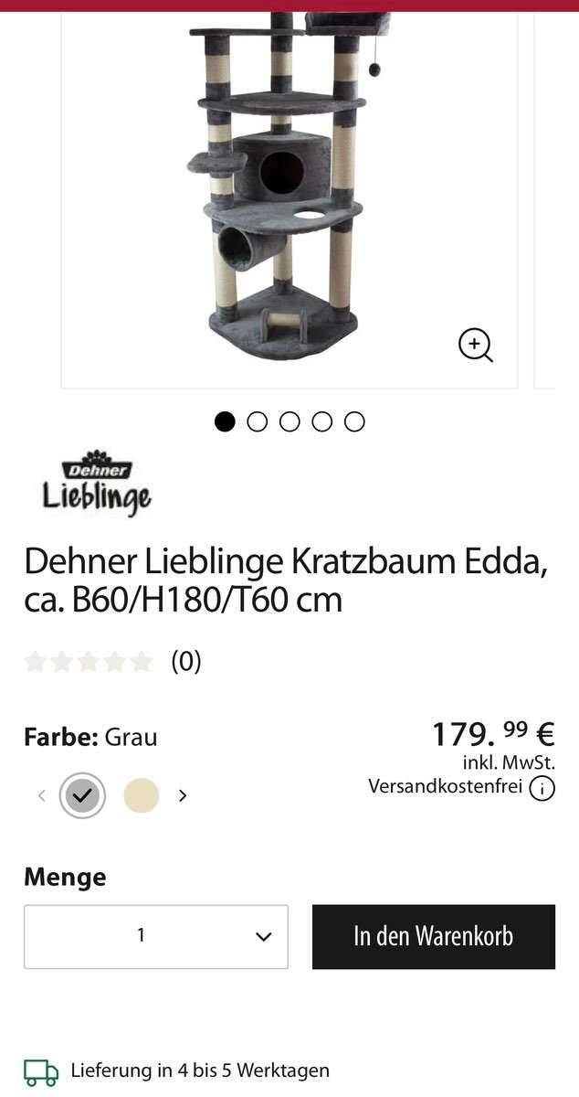 Katzenkratzbaum,  90,- (9614 Vorderberg) - willhaben