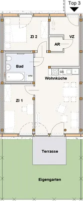 3-Zimmer-Wohnung mieten in Gmunden – 65,5 m², € 1.069 – Bild 6 von 6