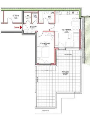 2-Zimmer-Wohnung mieten in Zell am See – 56 m², € 1.360 – Bild 14 von 14