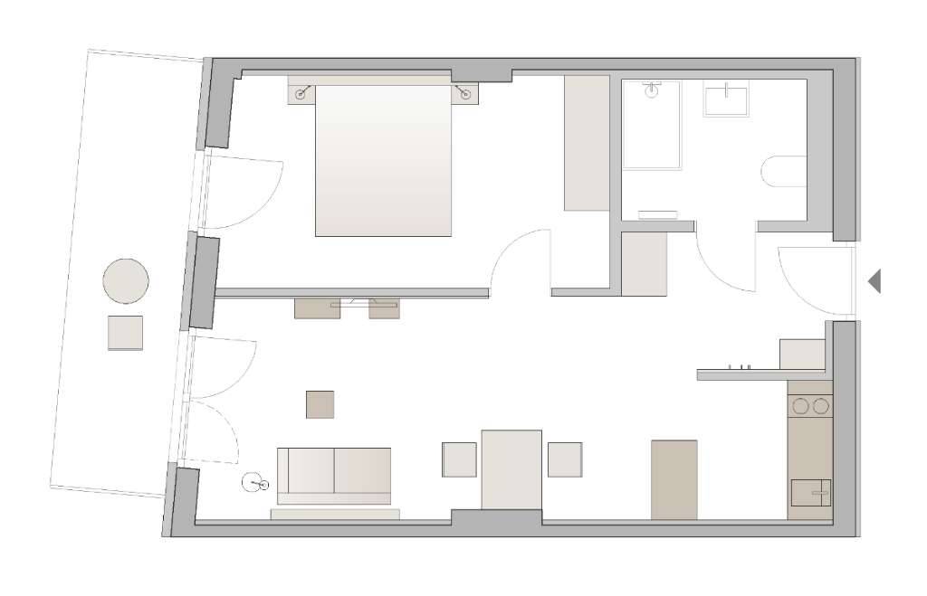 room4rent - Ihr Zuhause auf Zeit | Q-Tower / SUITE – pohled 3