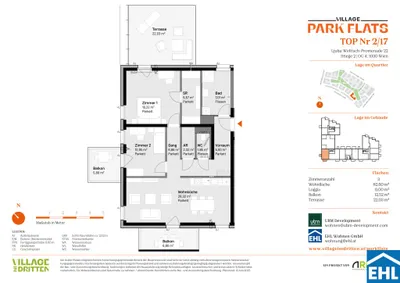 3-Zimmer-Wohnung kaufen in Wien – 82,8 m², € 609.000 – Bild 11 von 11