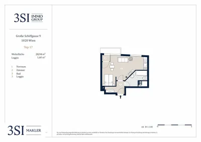 1-Zimmer-Wohnung kaufen in Wien – 28,94 m², € 285.000 – Bild 15 von 15
